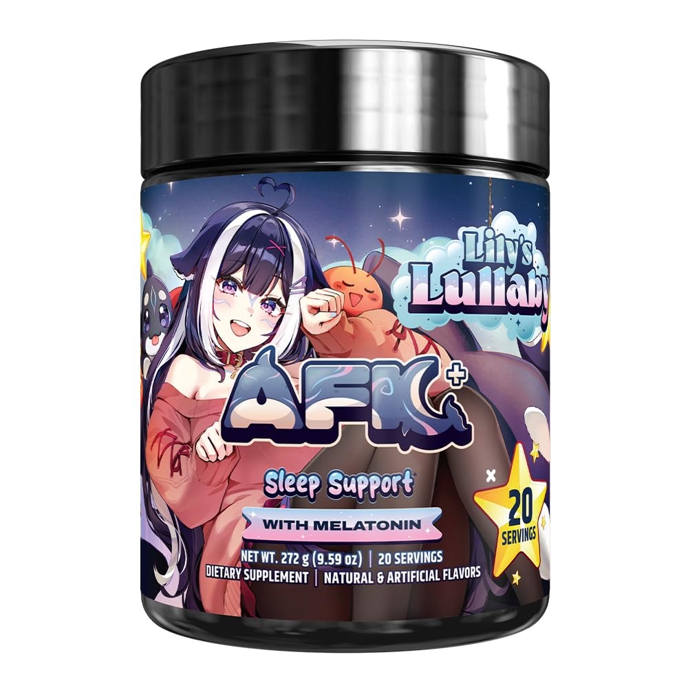Gamer Supps AFK+® with Melatonin Lily’s Lullaby Hot Cocoa by Shylily 20 Serv…