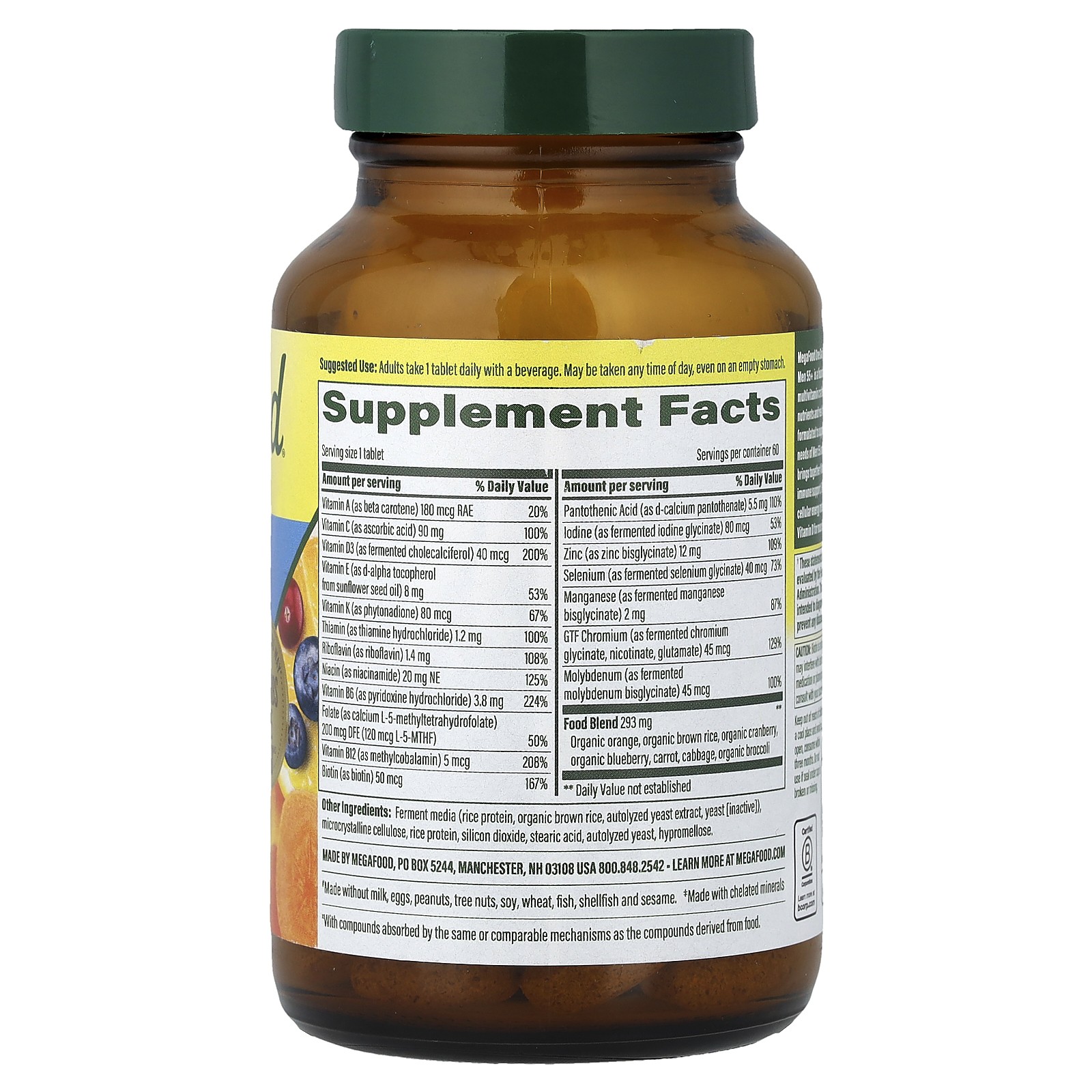 Men’s 55+, One Daily Multivitamin, 60 Tablets