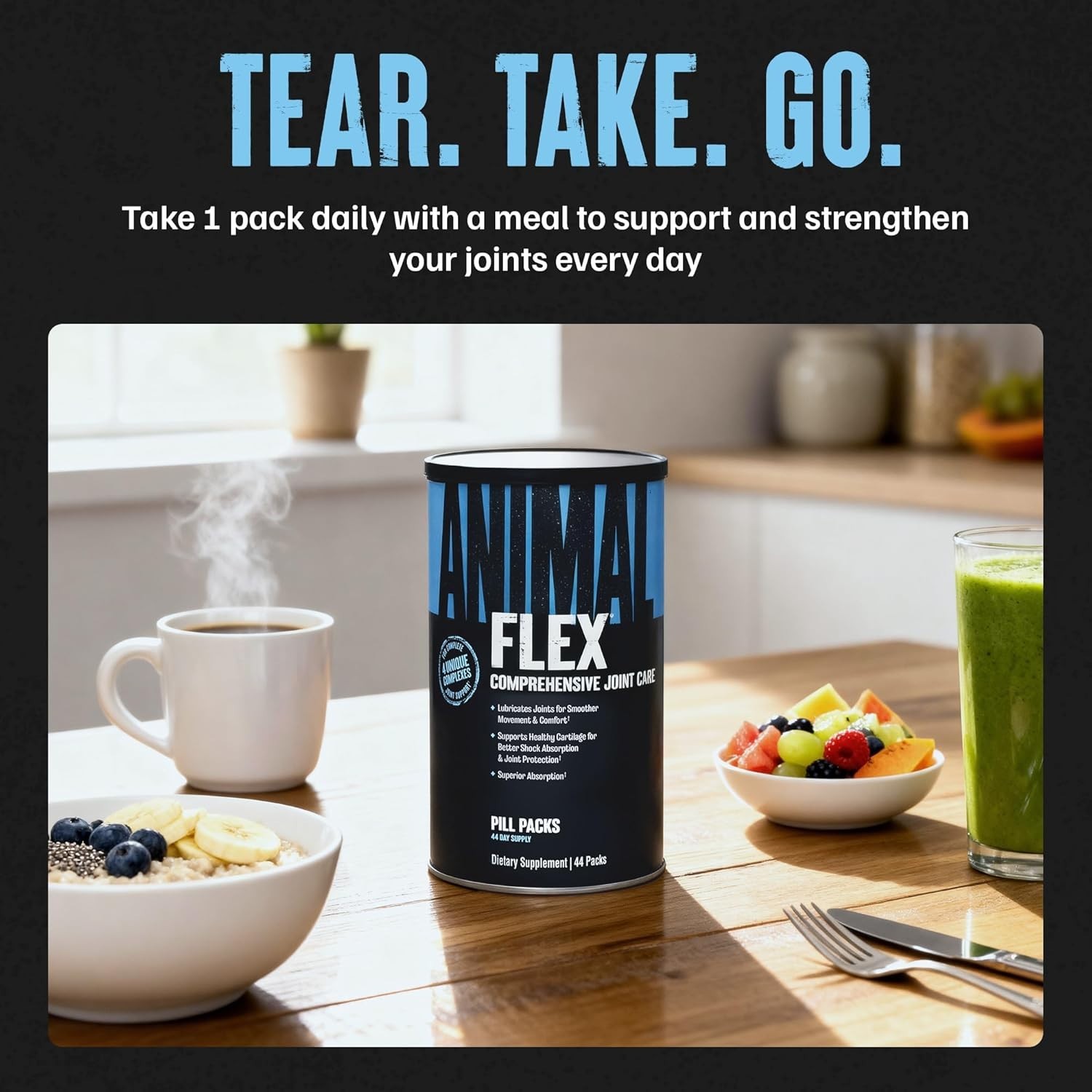 UNIVERSAL NUTRITION ANIMAL FLEX Comprehensive Joint Care Support 44 Packs
