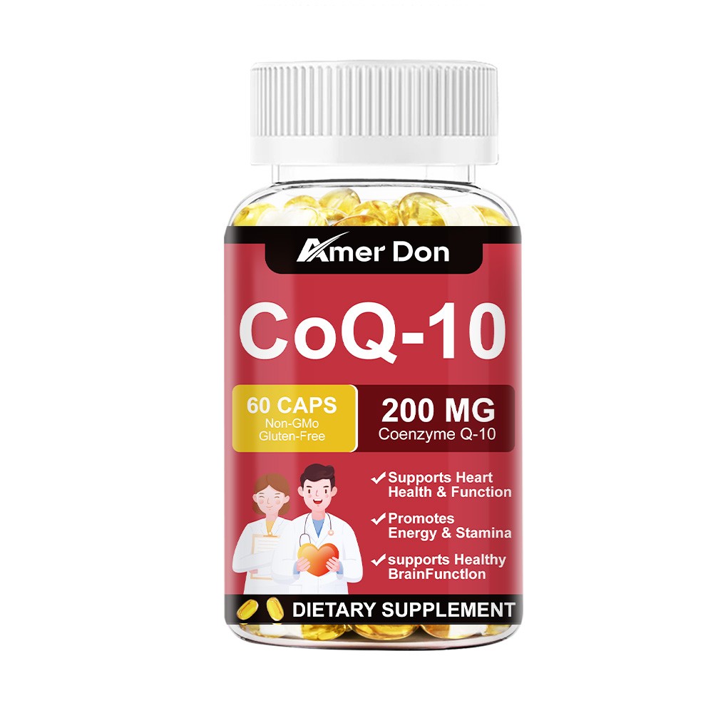 Amer Don CoQ 10 CoEnzyme Q-10 200mg Support Heart Health,High Potency