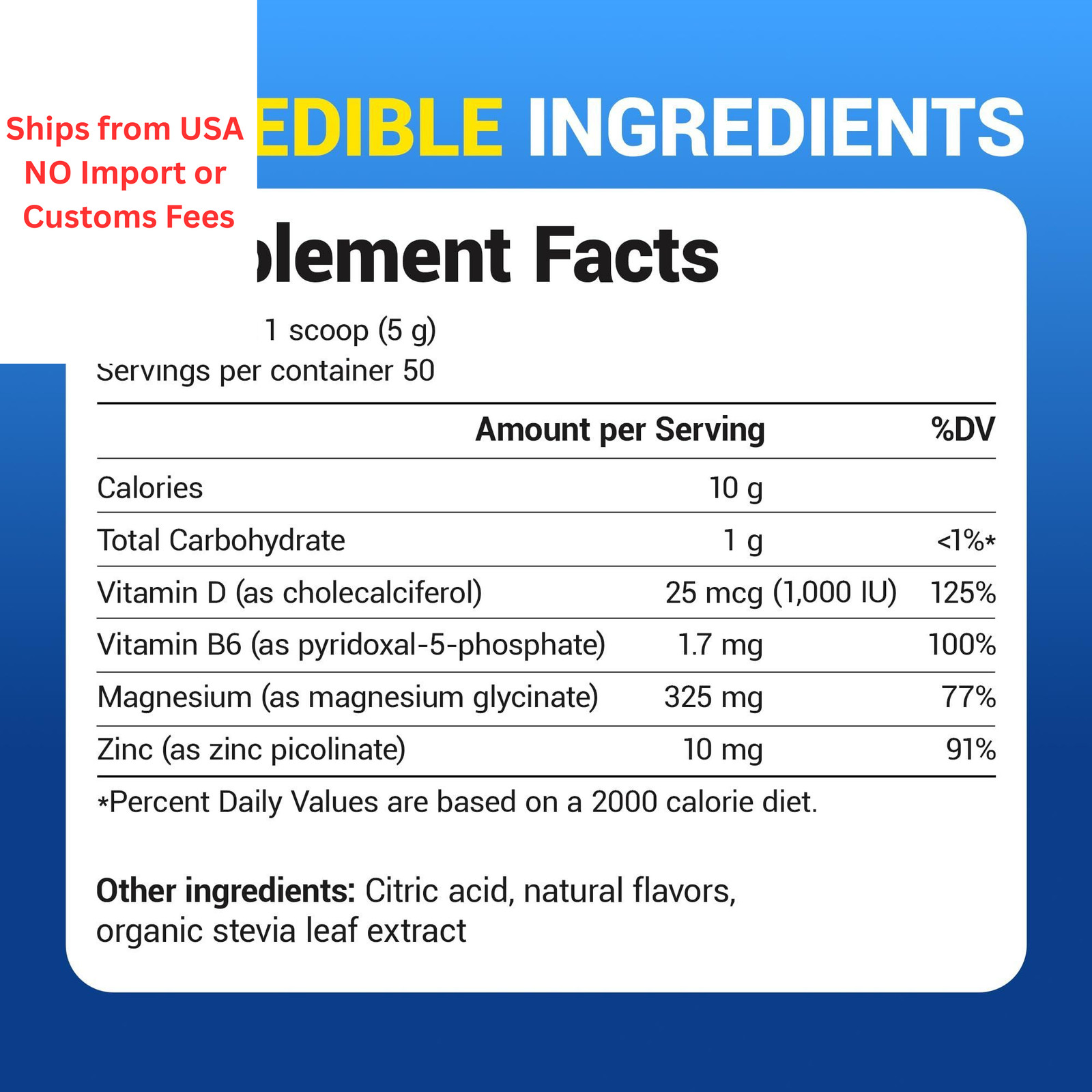 Dr. Berg Magnesium Glycinate Powder for Sleep, 8.47 Ounce (Pack of 1)