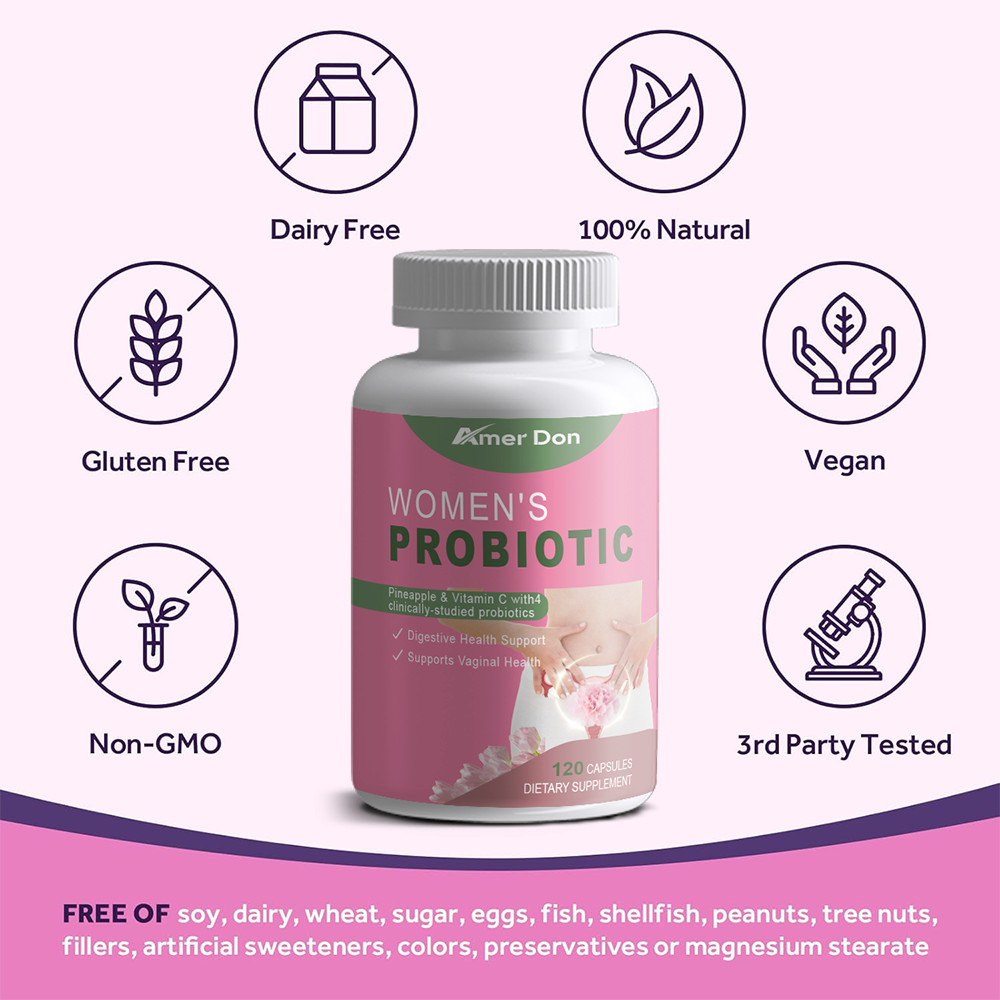 Raw Probiotics 100 Billion CFU Potency Digestive Immune Health 60/120 Capsules