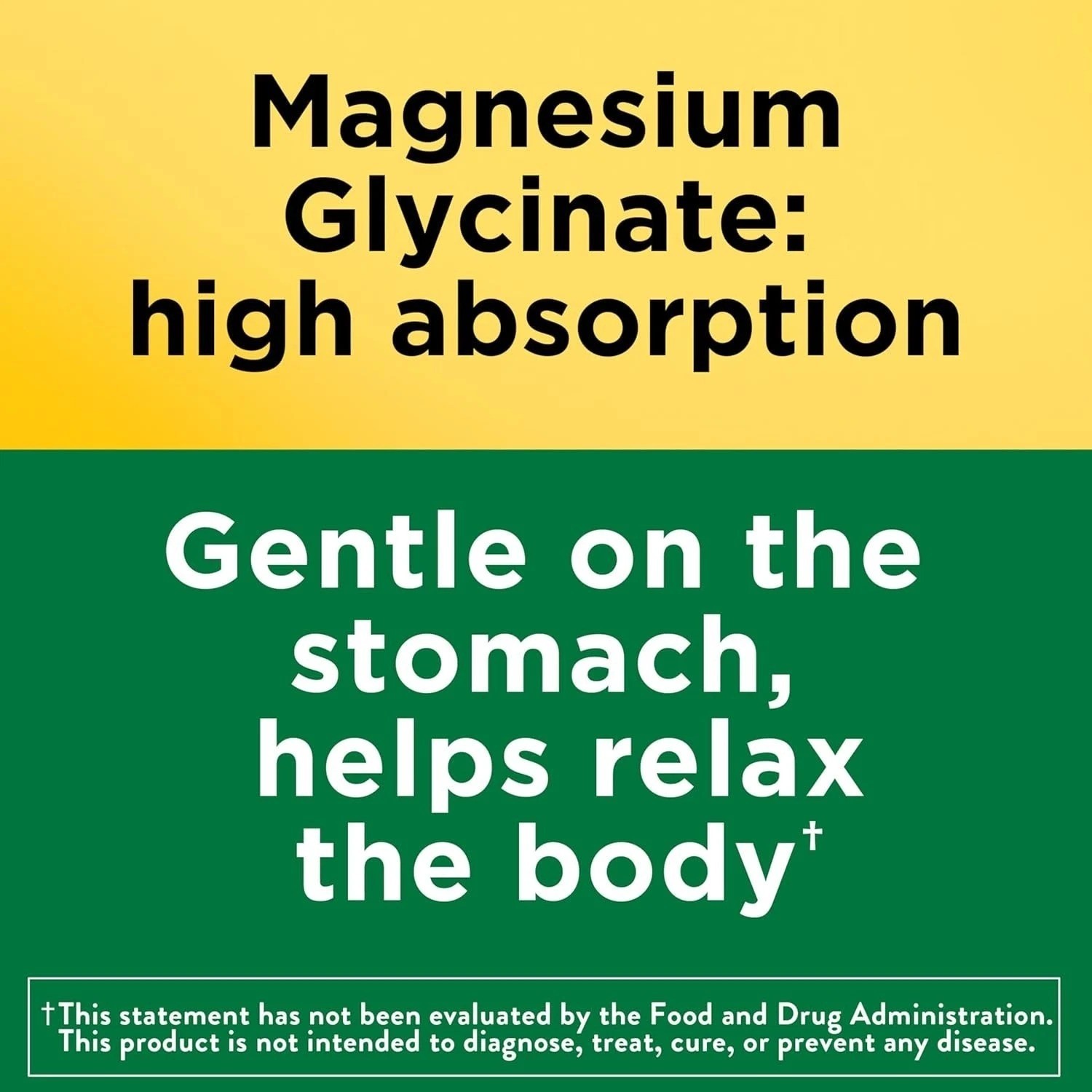 Nature Made Magnesium Glycinate 200 mg Per Serving Capsules, Dietary Supplement
