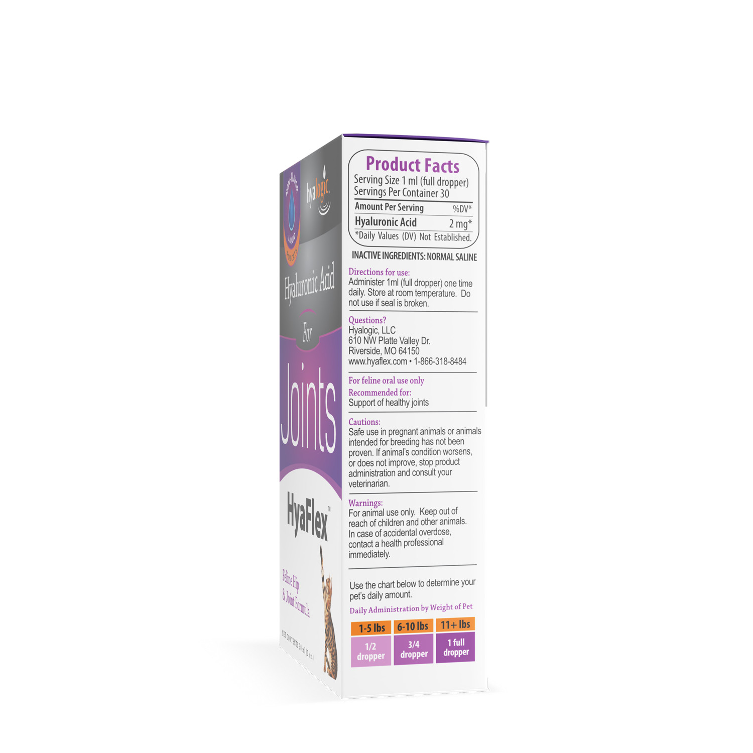 HyaFlex™ for Cats 1 oz for cat’s with HA healthy joint and cartilage function.