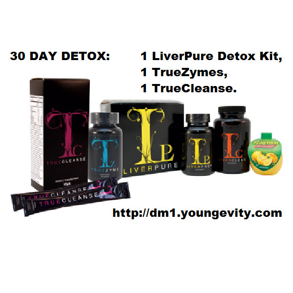 Youngevity Plan-1x True2Life 30 Day Detox Dr Wallach Free Shipping