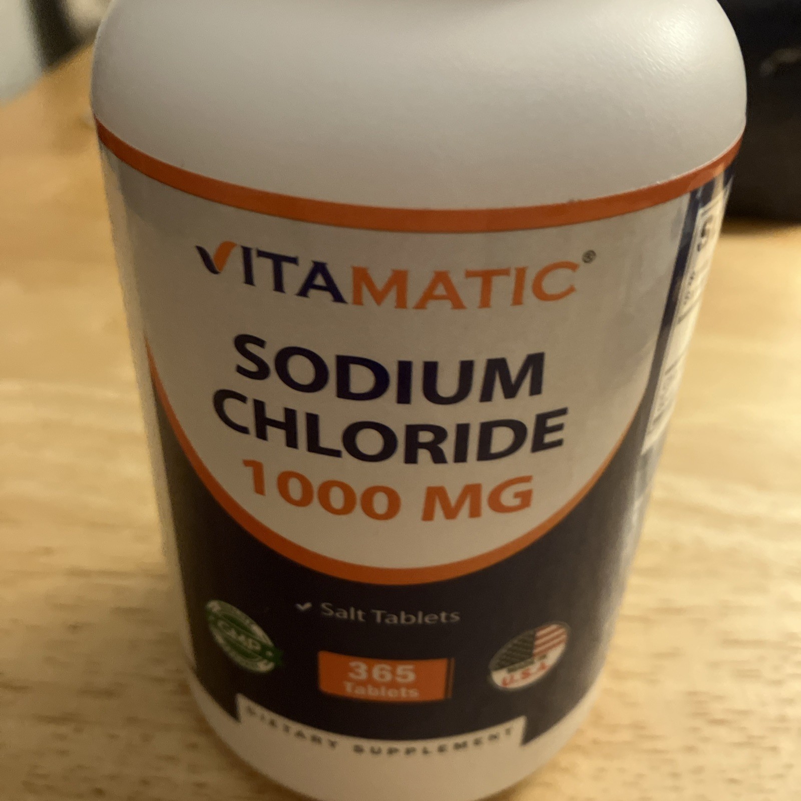Sodium Chloride, 1,000 mg, 365 Tablets