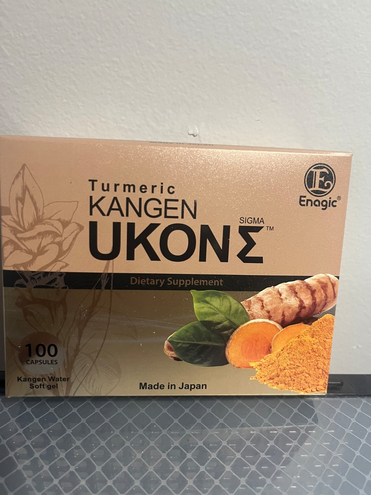 Energic Turmeric Kangen Ukon Dietary Supplement – 100 Capsules