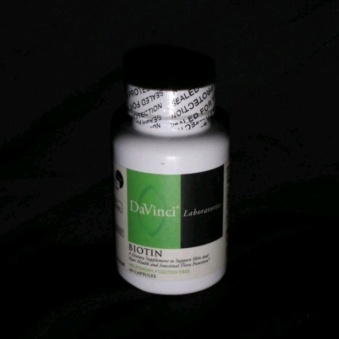DaVinci Laboratories Biotin 5 mg 60 Capsules Vegetarian Gluten-Free Adult