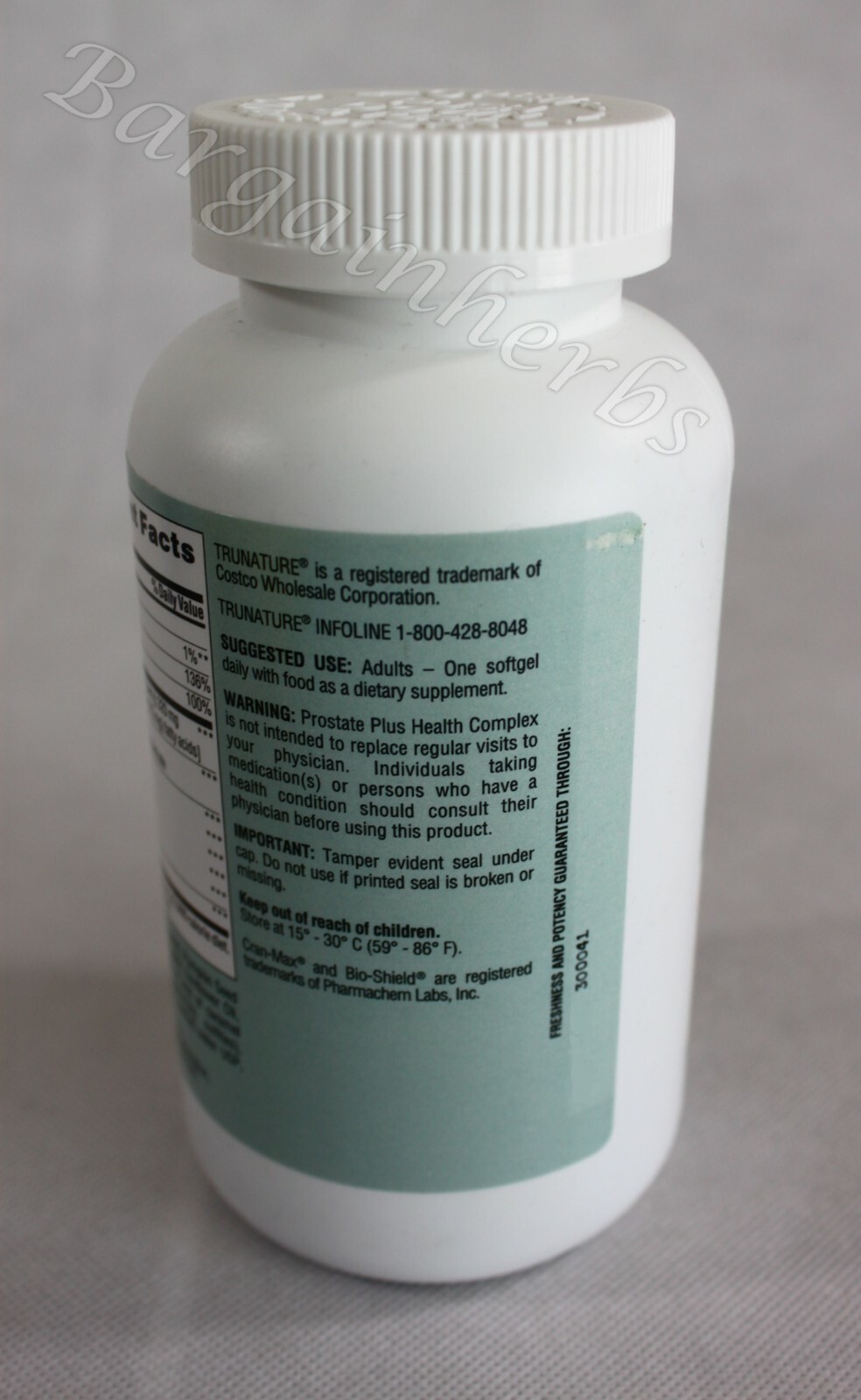 Trunature Prostate Plus Health Complex 250 Softgels Free Shipping Exp 02/2026