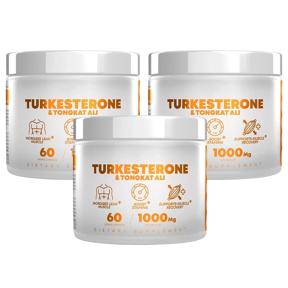 Turkesterone 1000 Mg Natural Capsules Supplement Muscle Growth And Recovery 60