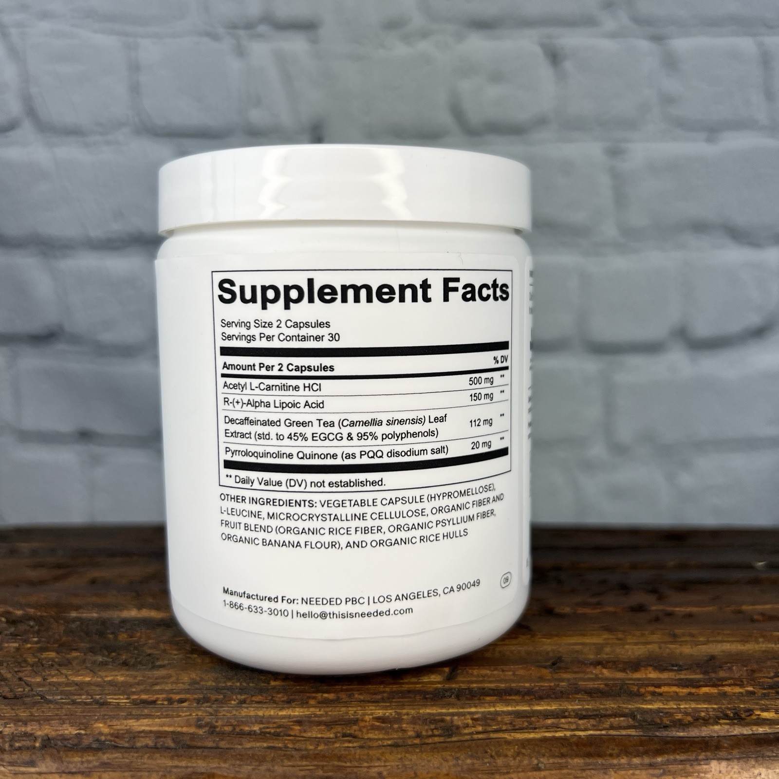 Needed Egg Quality Support 60ct Fertility Supplement Antioxidants for Women