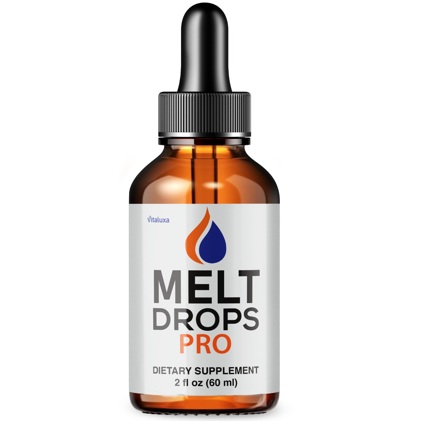 Melt Drops Pro for Weight Loss, Premium Fat-Burning Support Formula (2 oz)