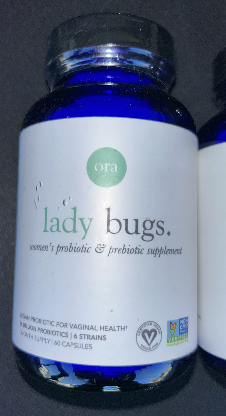 2-Ora, Lady Bugs, Women’s Probiotic & Prebiotic Supplement, 60 Capsules