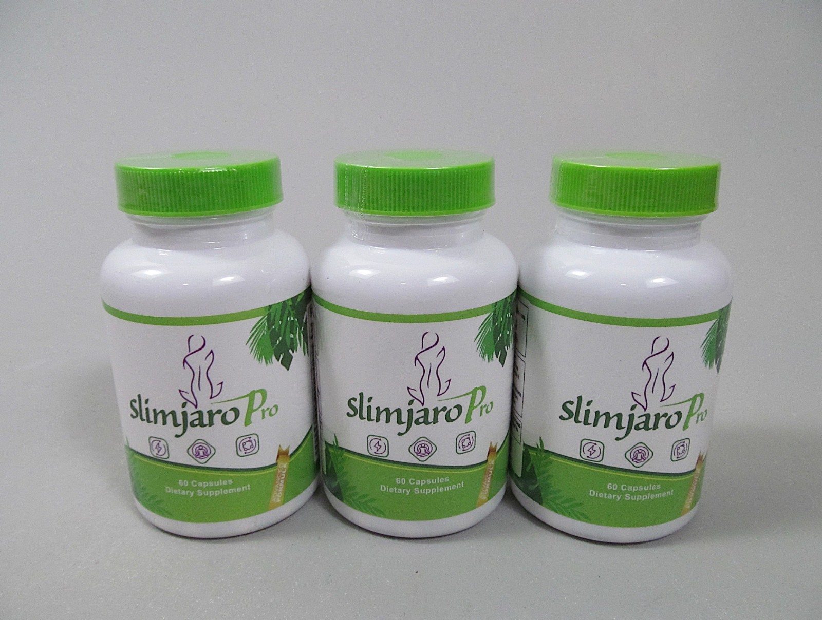 3 Slimjaro Pro 60 Capsules Each (180 Total) Advanced Formula Dietary Supplement
