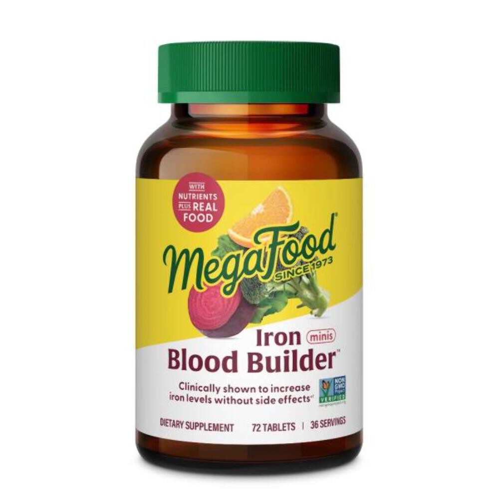 2/28 MegaFood Blood Builder Minis, Iron Supplement Clinically Shown to Increase
