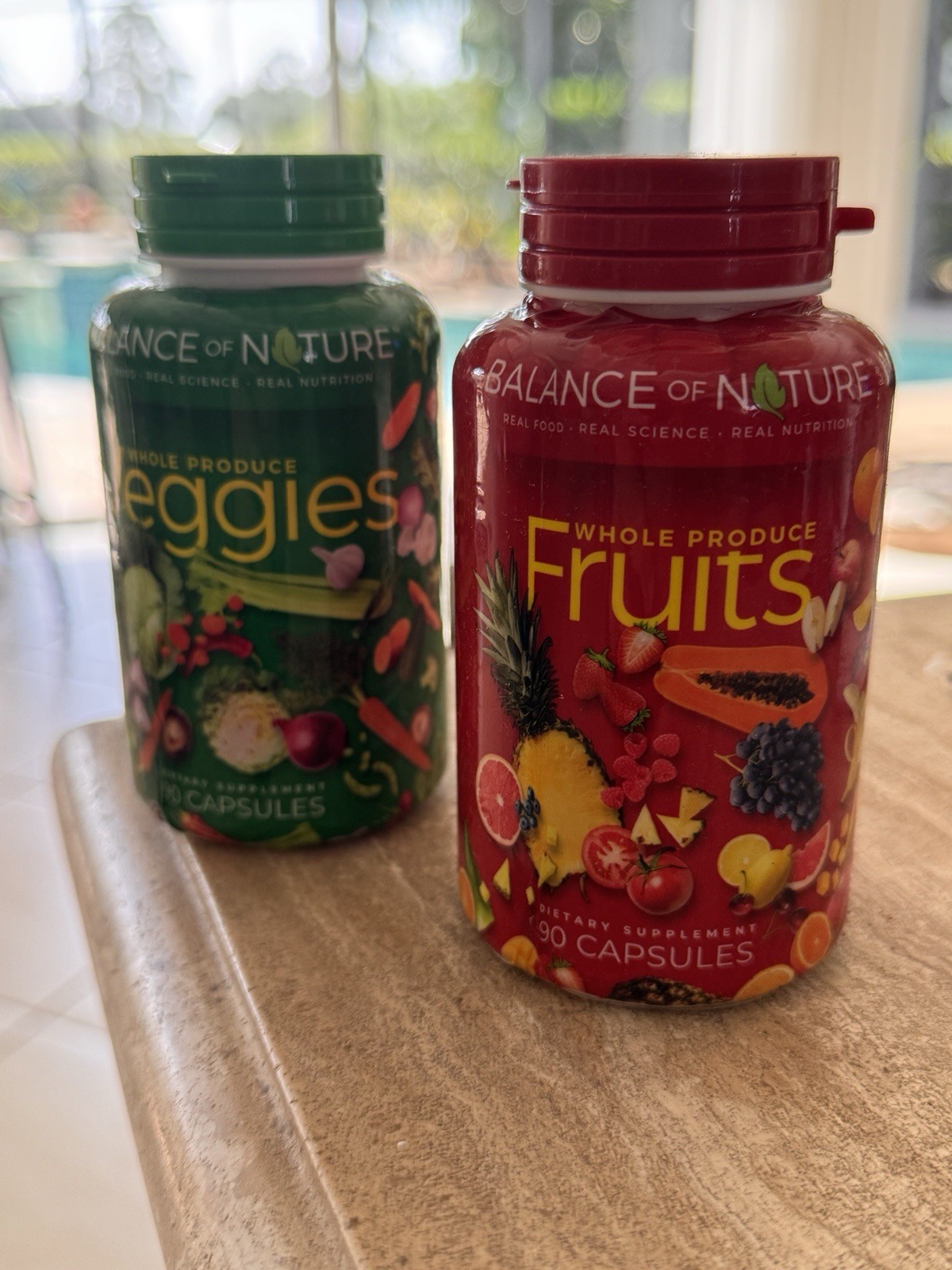 NEW SEALED Balance Of Nature Fruits And Veggies Dietary Supplements 180 Capsules