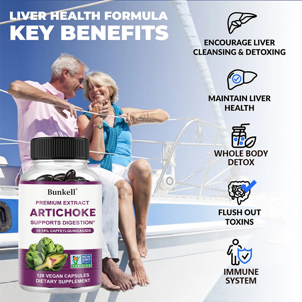 Artichoke Extract 600mg | 30/60/120caps|Non-Gmo & Gluten Free Supports Digestion