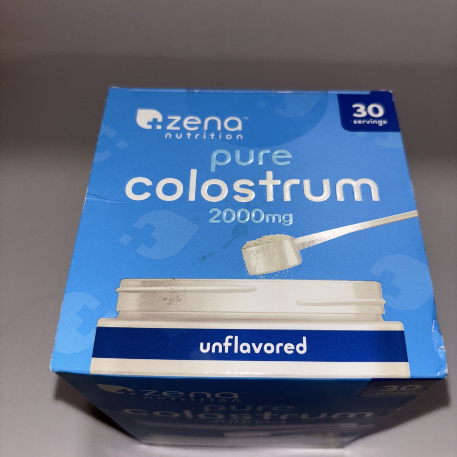 Zena Nutrition Pure Colostrum Powder 2000Mg 30 Servings Exp 02/28