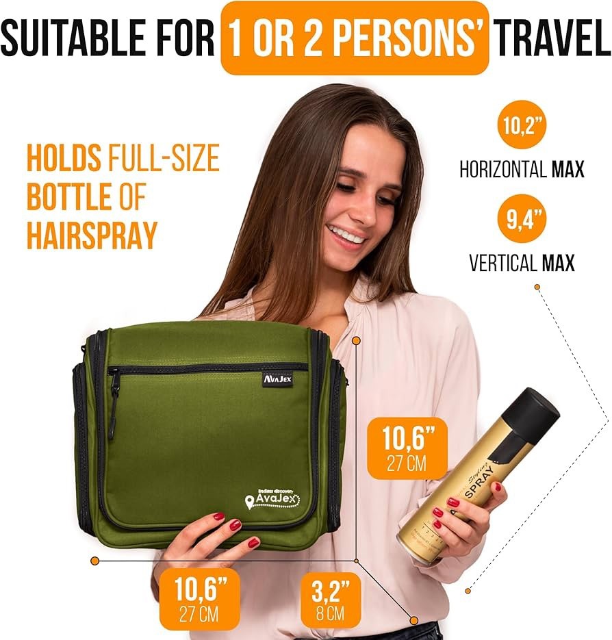 Be Summer Ready! Travel Toiletry Bag for Men and Women