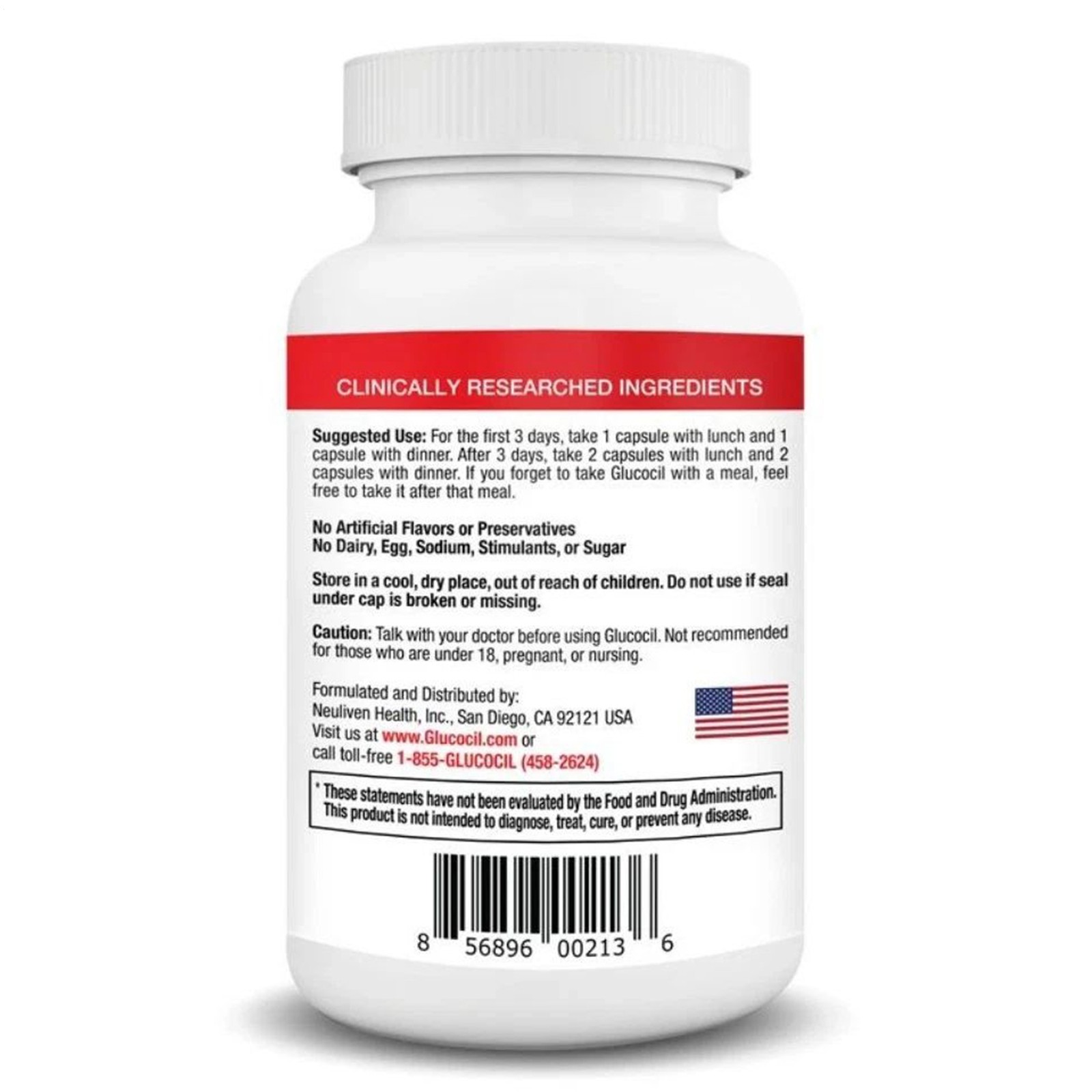 30-Day Supply 120CT Top-Quality Blood Sugar Support