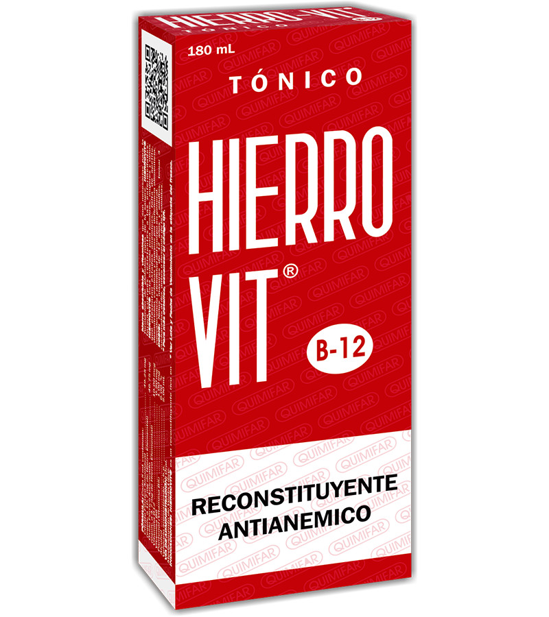 HIERRO VIT B-12 DIETARY SUPPLEMENT / SUPLEMENTO – 6oz (180 ML)