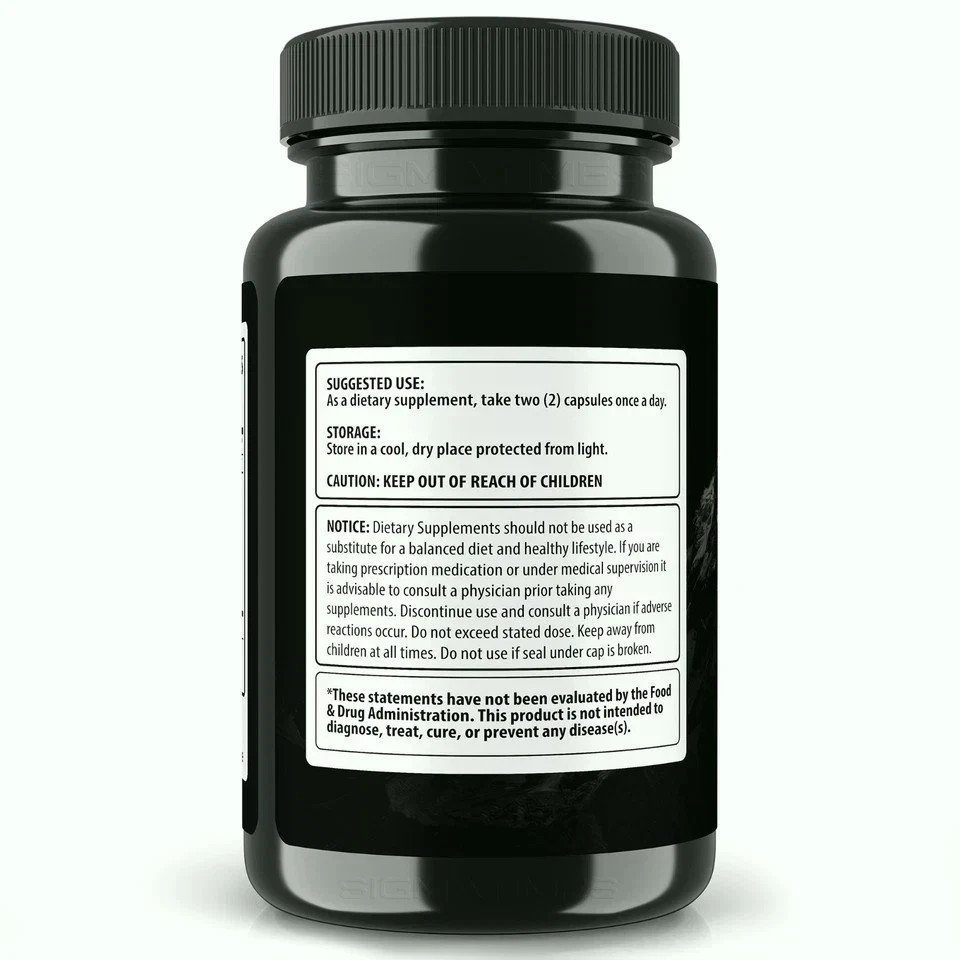 Natural Hardero Men’s Wellness Support Caps Daily Formula Free Ship Pack of 1