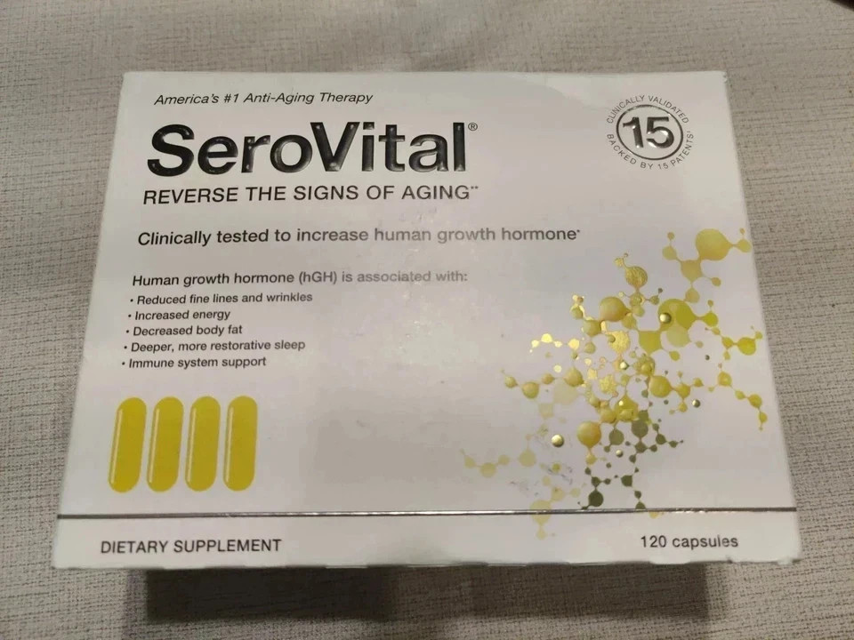 SeroVital Reverse The Signs of Aging Dietary Supplement – 120 Capsules