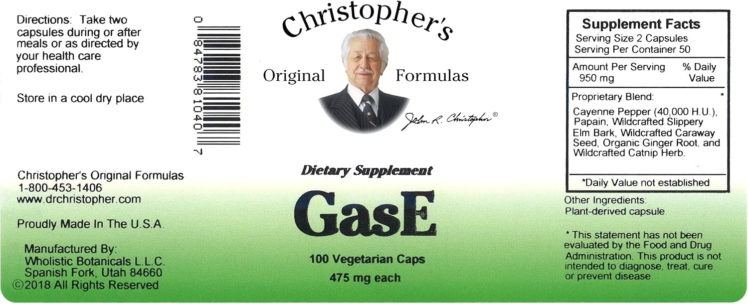 GasE, 100 Vegetarian Caps