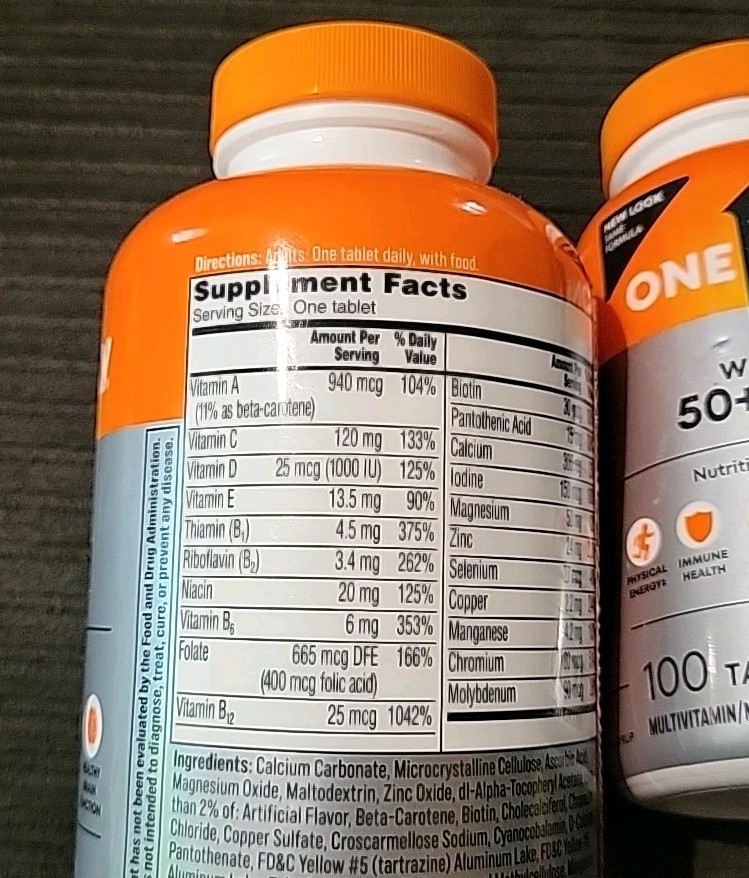 One A Day Women’s 50+ Multi (365 Tabs TOTAL) ~EXP: 10/26+