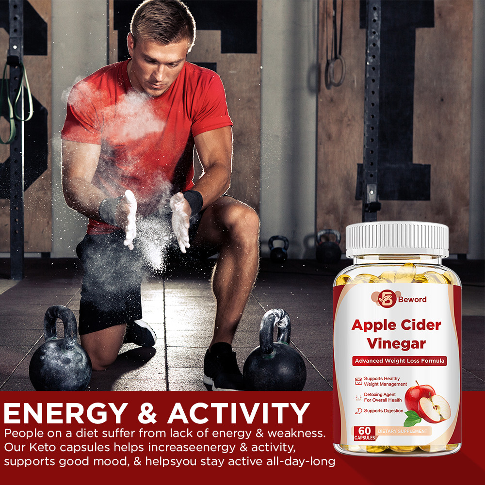 Apple Cider Vinegar Metabolism Support Weight Management Supplement 60 Capsules