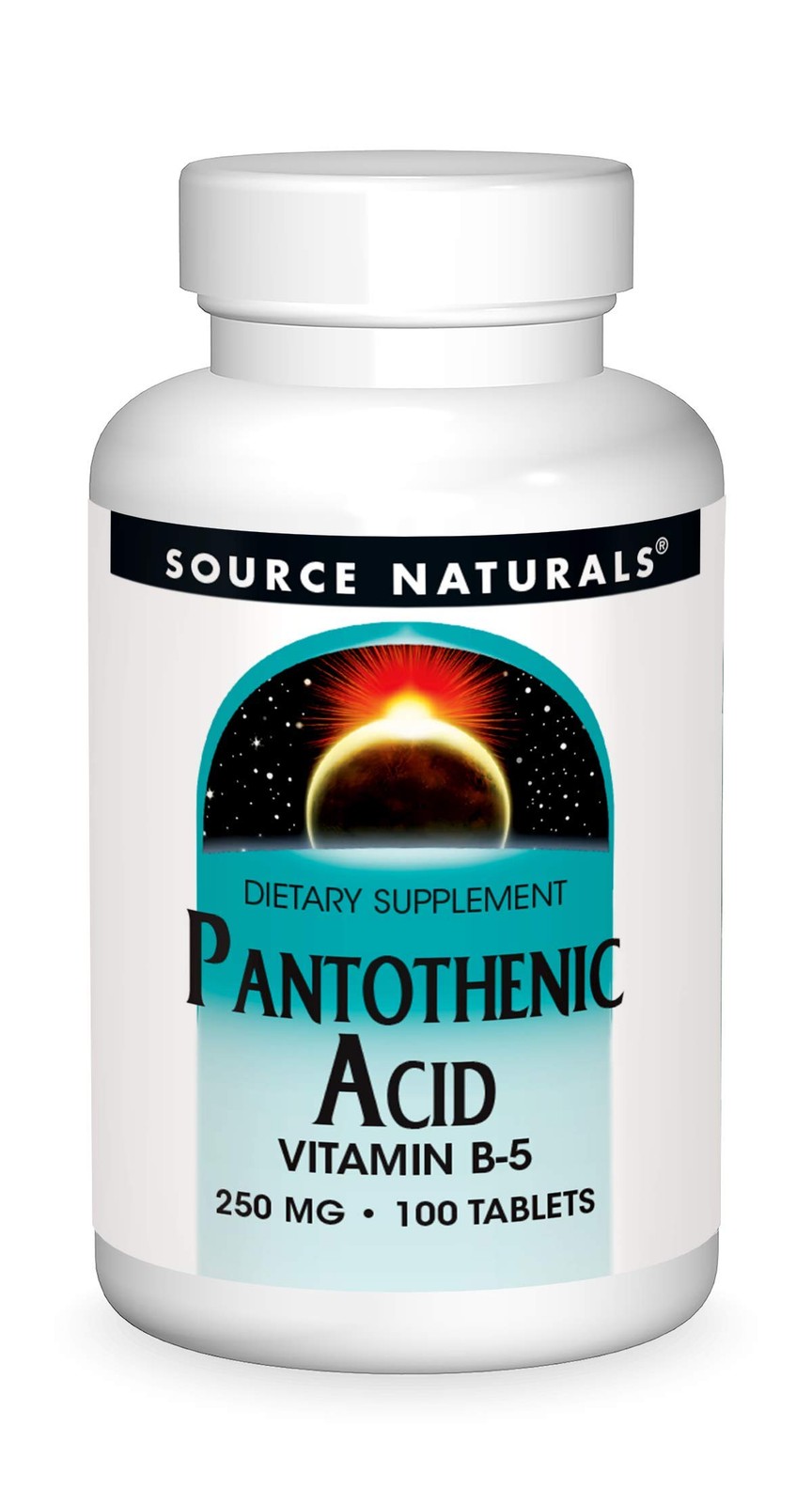 Source Naturals Pantothenic Acid 250 mg Vitamin B-5 100 Count (Pack of 1)