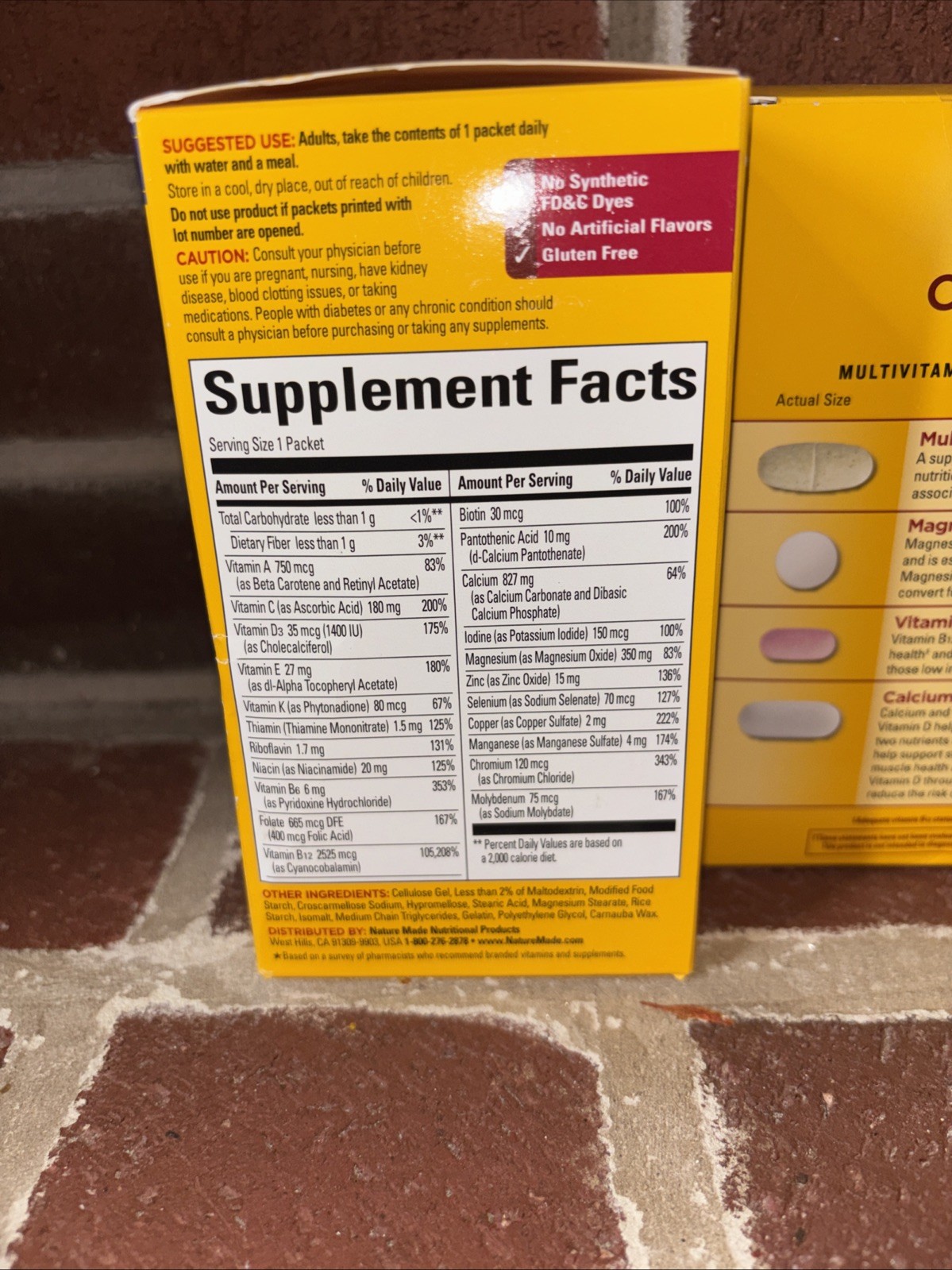 3 Pack NatureMade Companion Health Pack 30 Packets Ea Exp 06/2027+Fast Free Ship