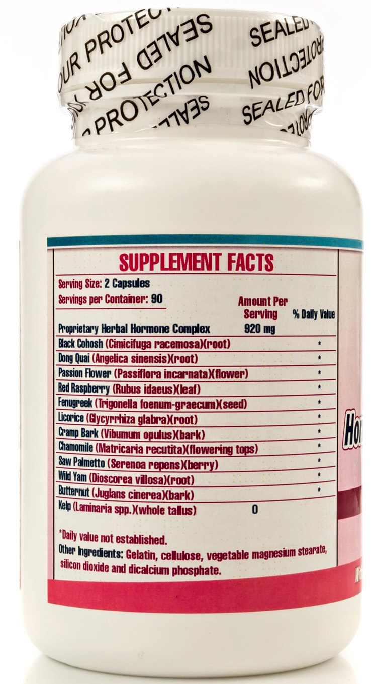 Balance Hormonal. Suplemento natural para balancear las hormonas femeninas.