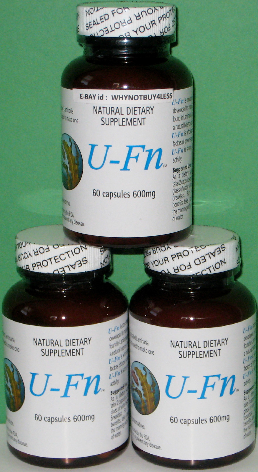 (1) -U-Fn, Brown seaweed, Laminaria japonica, FUCOIDAN, CLICK, READ INFOMATION