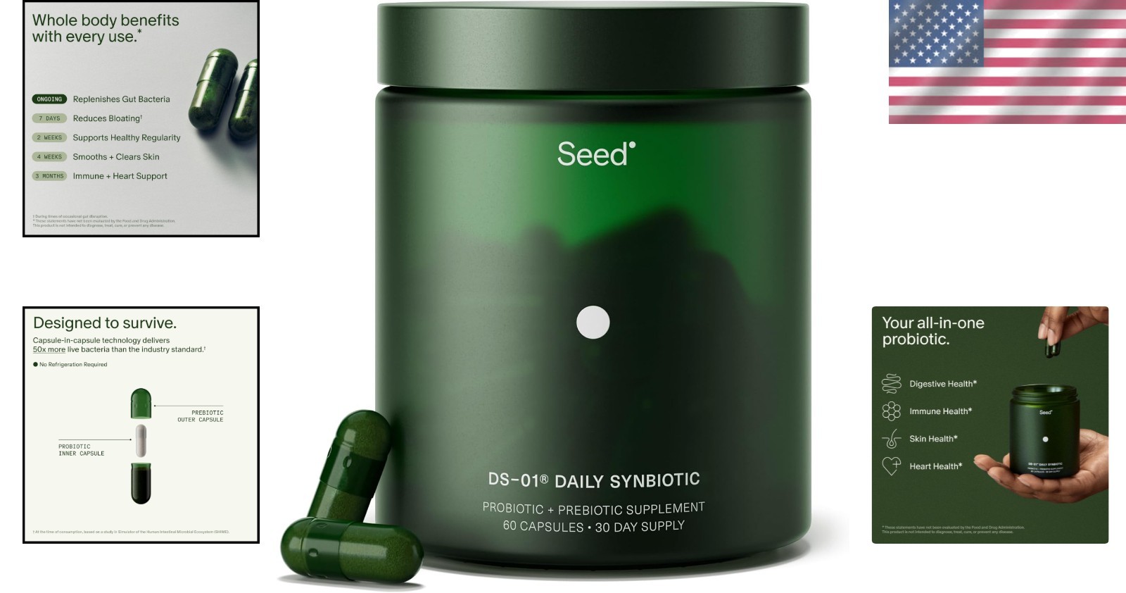 Daily Synbiotic – Prebiotic and Probiotic for Women & Men – Digestive Health,…