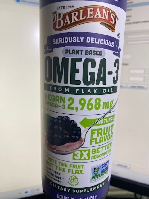 **BRAND NEW** BARLEAN’S PLANT BASED OMEGA 3 BLACKBERRY SMOOTHIE** EXP 5/2027