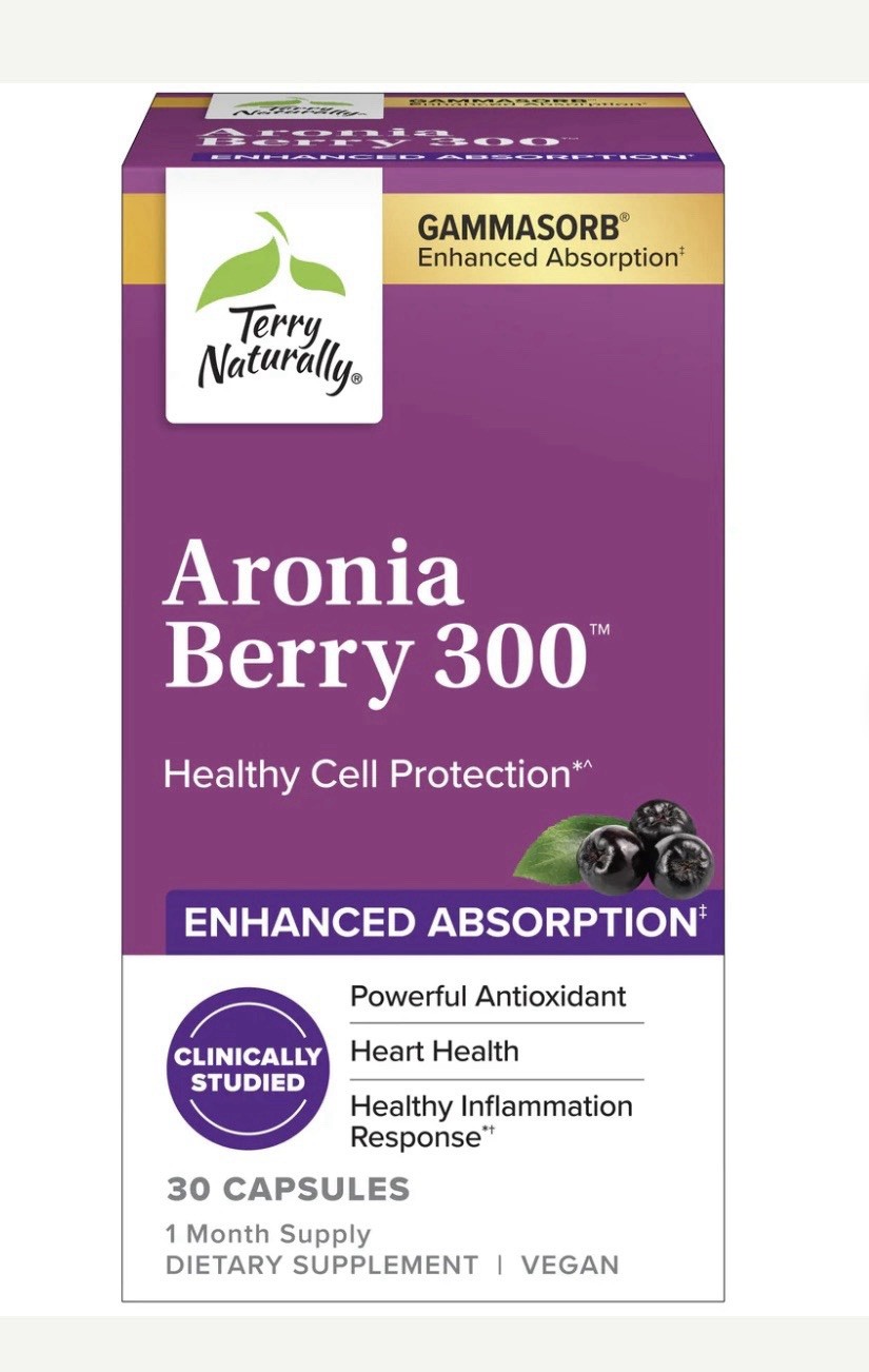 Terry Naturally Aronia Berry Complex Heart Function – 60 Capsules (New/Sealed)