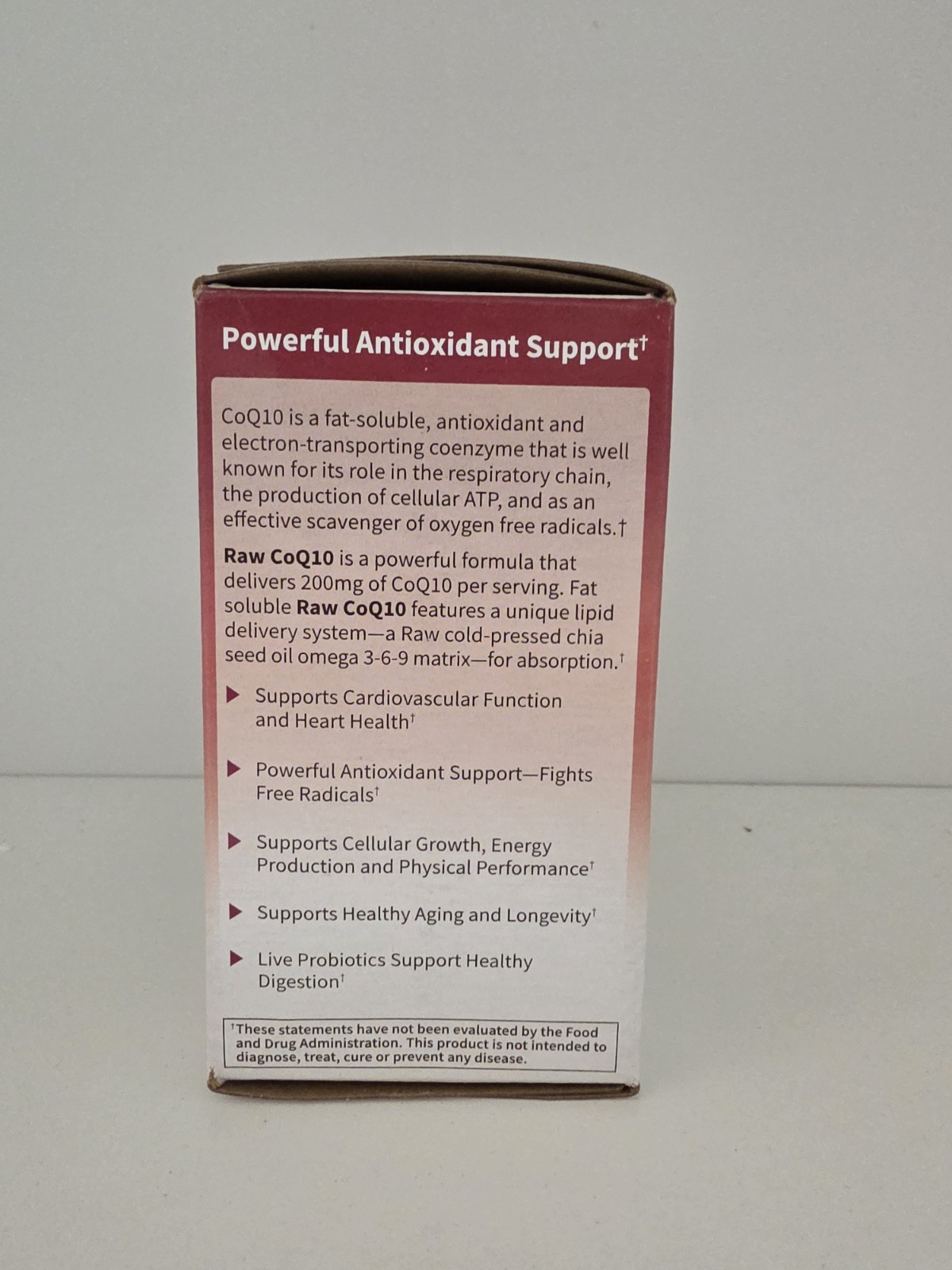 Garden Of Life – Raw CoQ10 – 60 caps BUB 05/2026