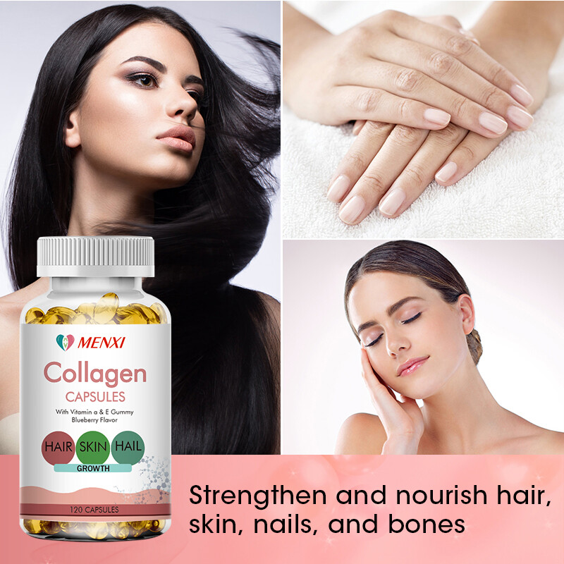 100% Natural Multi Collagen Peptides Anti Aging Skin Collagen Pills 120/60pcs