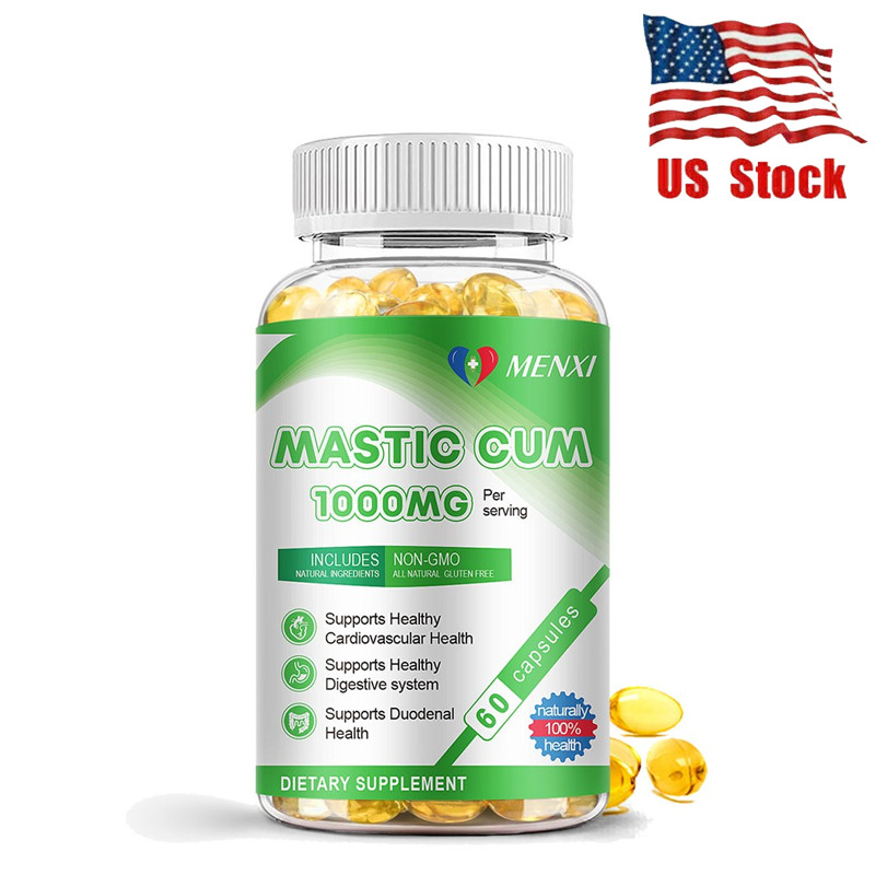 Mastic Gum Capsules 1000mg – Supports Digestive & Cardiovascular Health