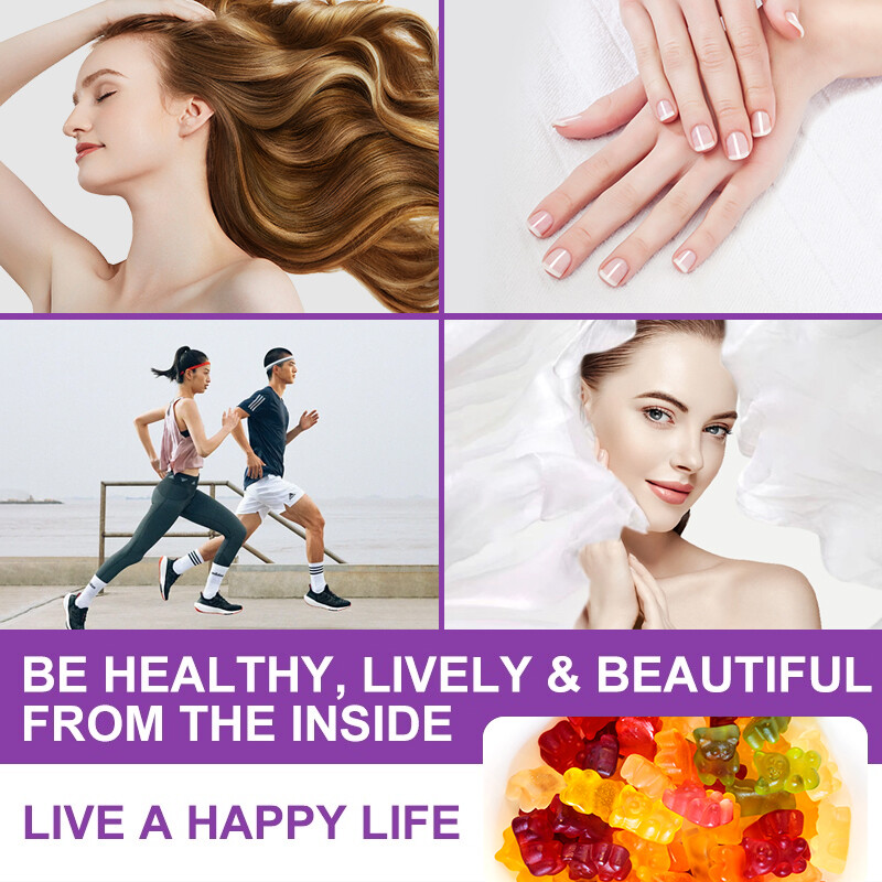 Collagen Biotin Vitamin Gummies for Hair,Skin,Nails,Premium Collagen Supplement