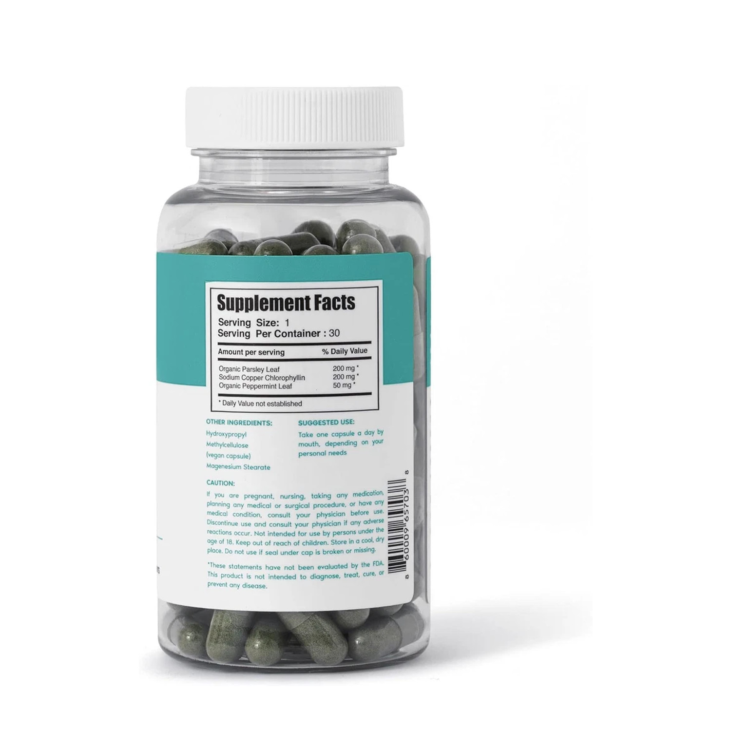 Body Magic Chlorophyll – 30 Vegan Capsules for Detox, Digestion, Gut Health