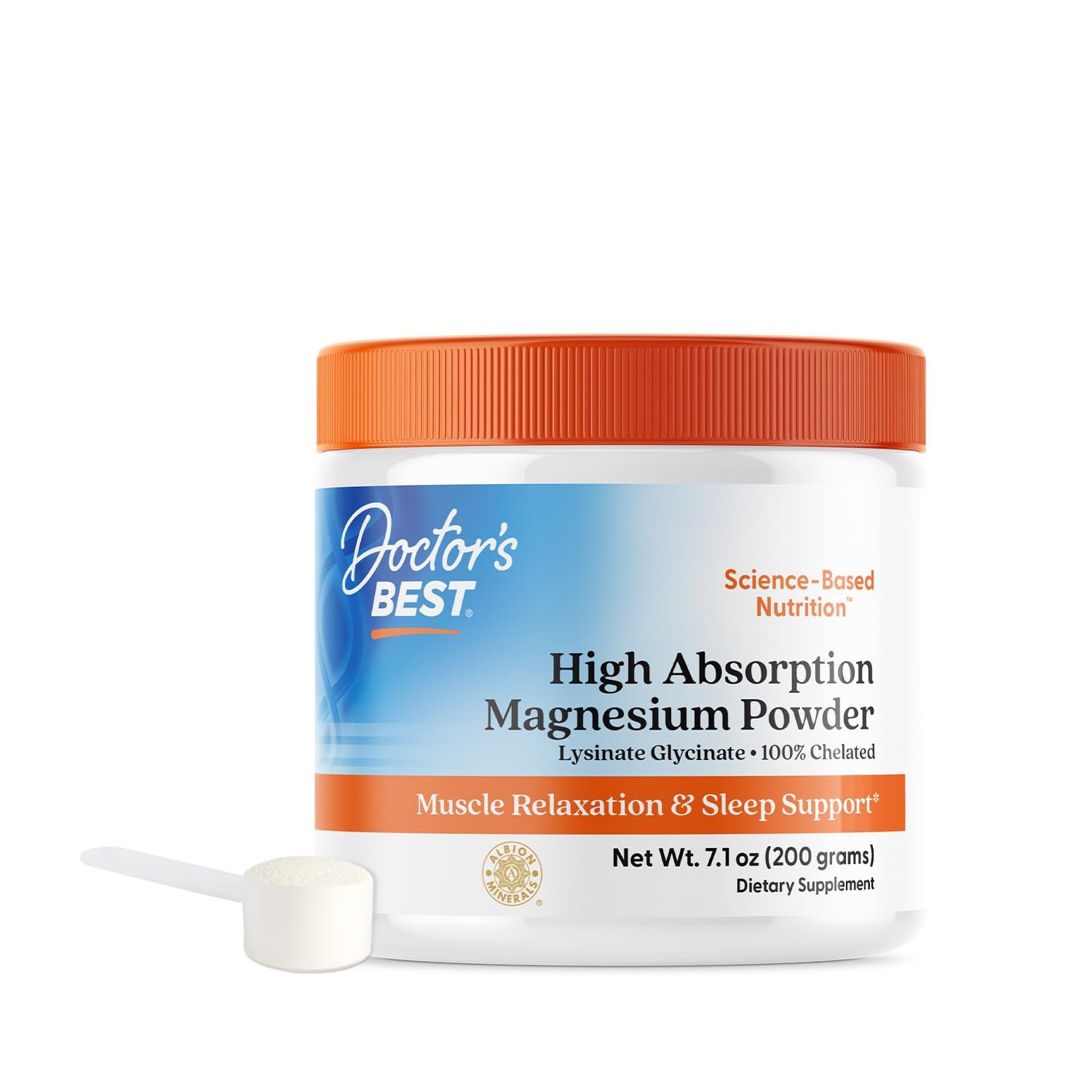 Doctor’s Best High Absorption Magnesium 7.1 Ounce (Pack of 1), No Color