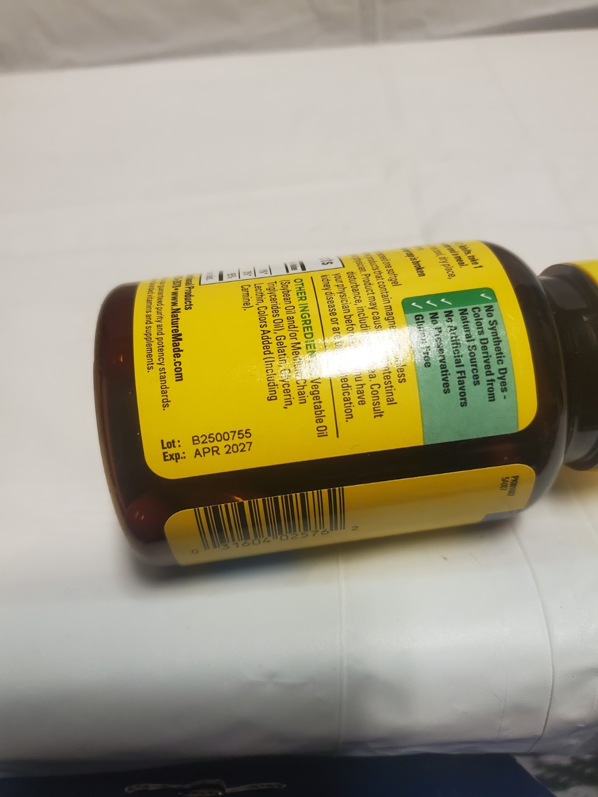 Nature Made Magnesium 400 mg Extra Strength Softgels 60 Count Nerve & Bone