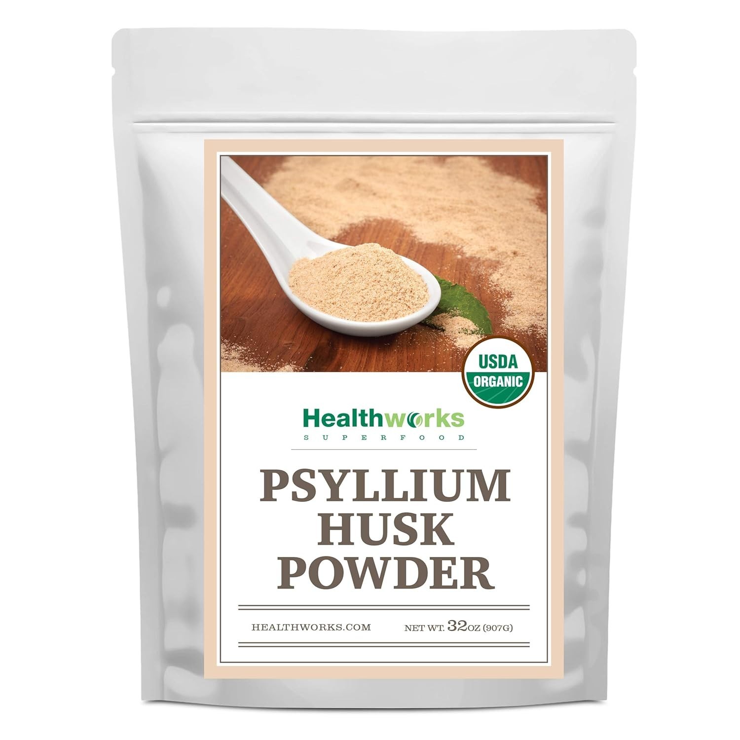 Versatile 32 Oz Organic Psyllium Husk Powder – Ideal for Clean Eating & Health
