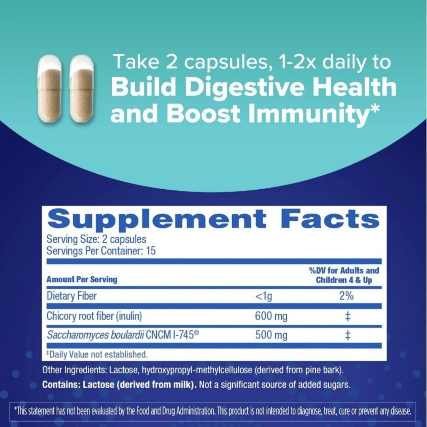 Premium 4X Flrastor Dietary Probiotic Supplement Daily 10X Larger hot Cells
