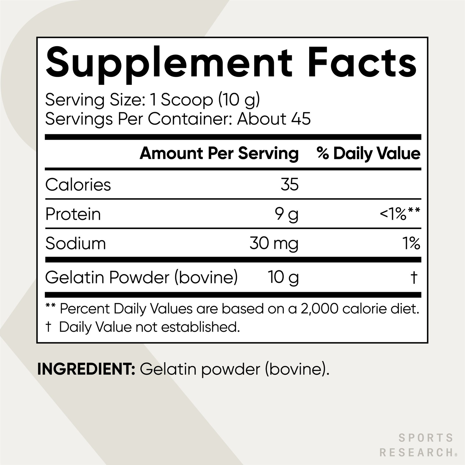 Keto Friendly Gelatin Collagen Cooking Powder – Sourced from Pasture Raised Cows
