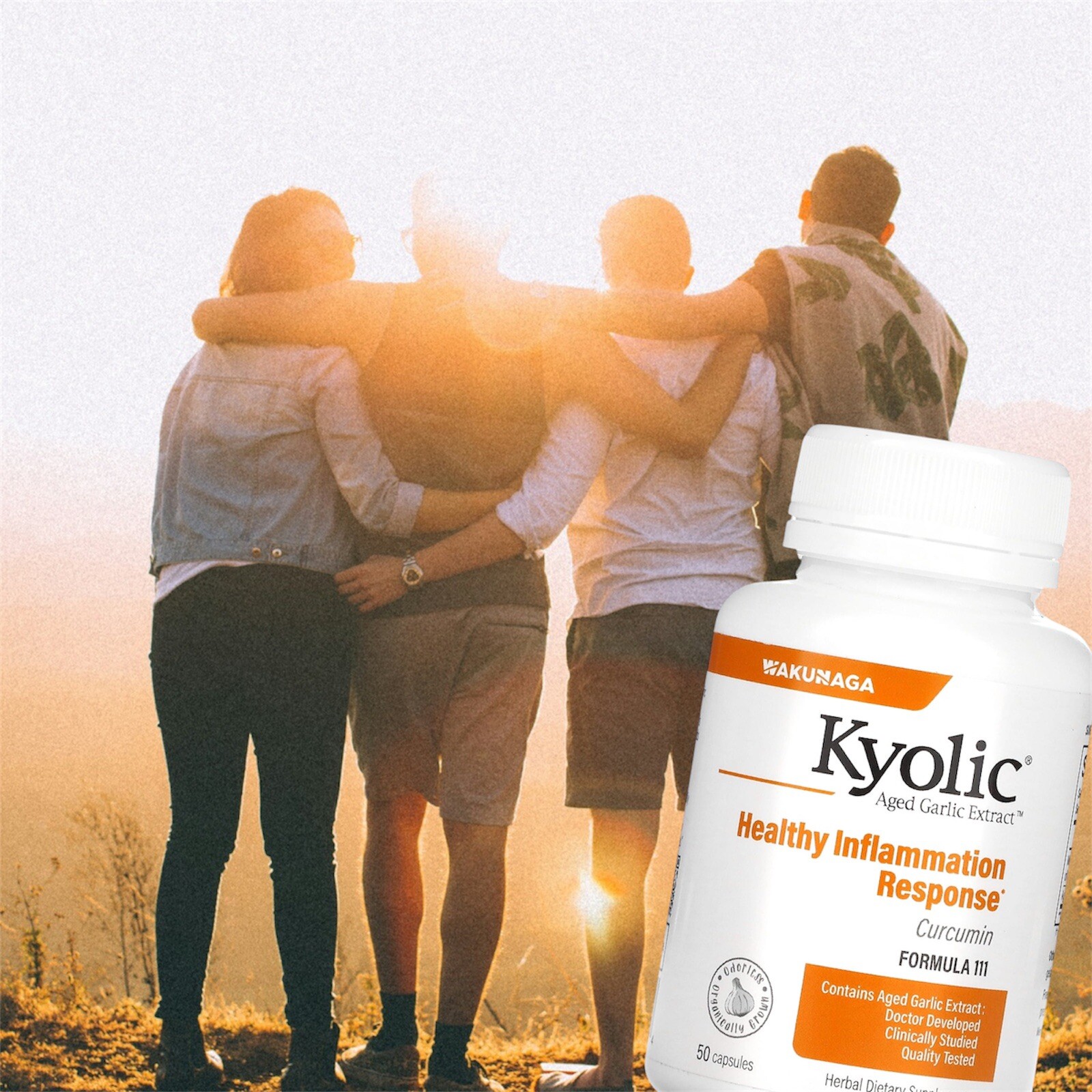 KYOLIC-Aged Garlic Extract-Curcumin-FORMULA111-50Caps.NEW!!!