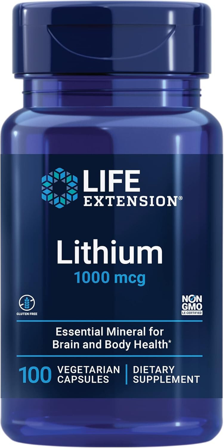 Life Extension Lithium 1000 mcg 100 capsules