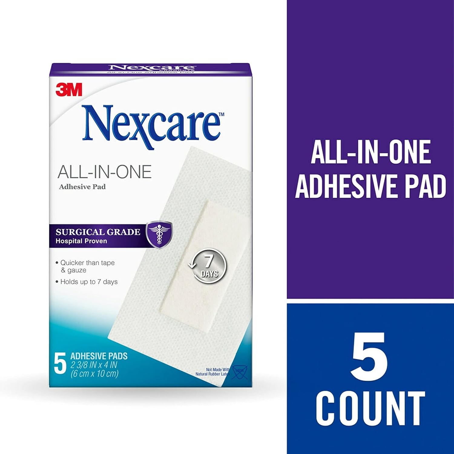All-in-One Adhesive Pads, 2.375 x 4 in, 5 Count